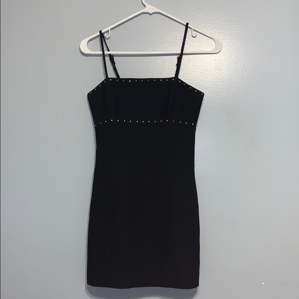 BEBE Fancy Black Dress 0